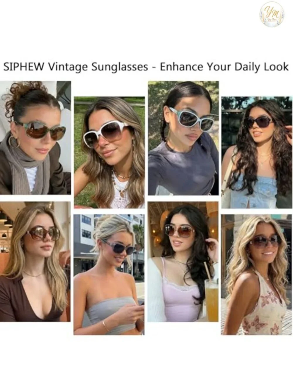 Polarized Wraparound Sunglasses for Women UV400 Protection Lightweight Driving